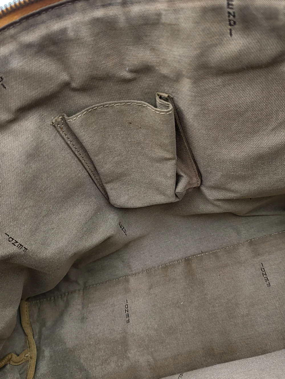 Fendi Zucchino Canvas Practical Tote Bag Vintage Authentic..